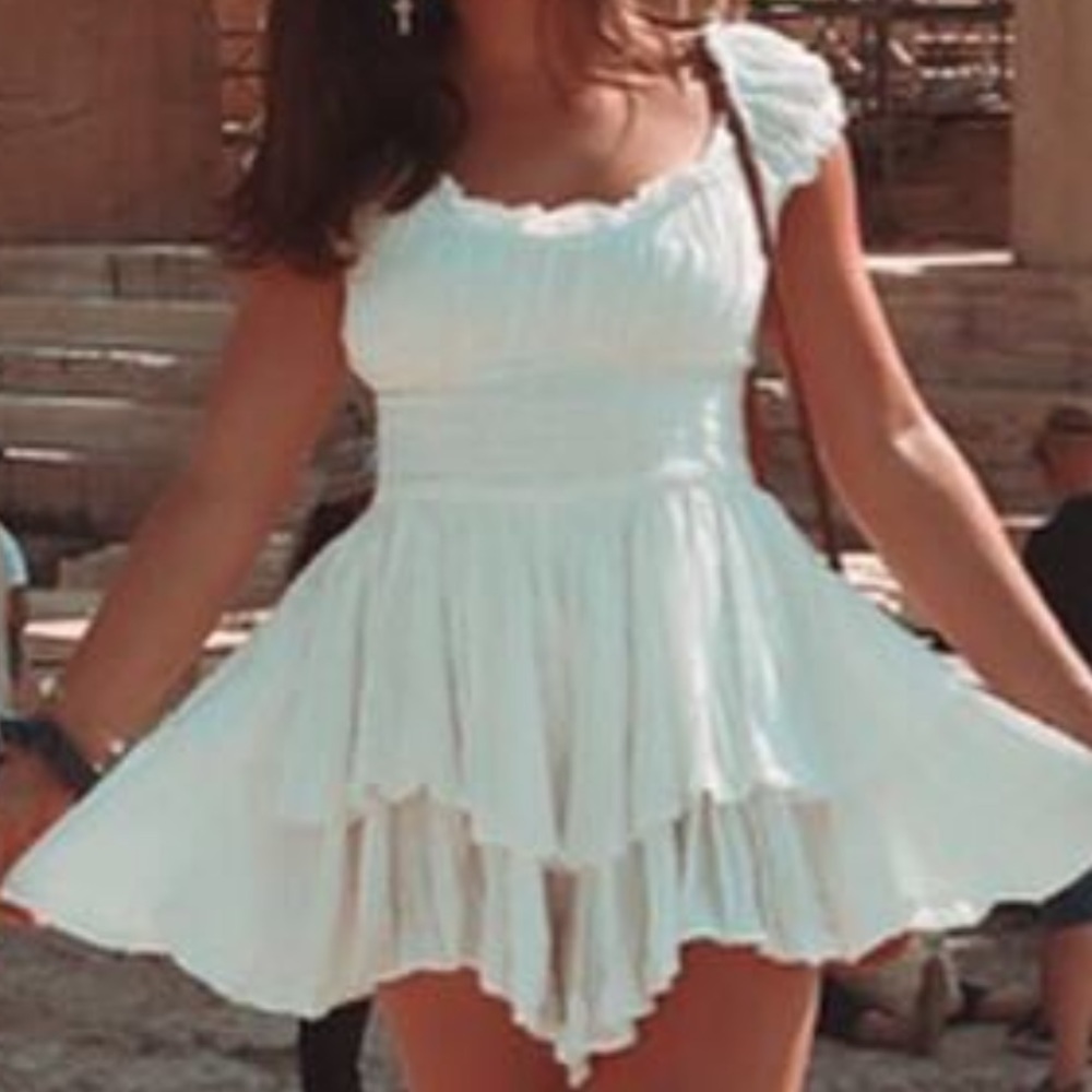 Princess Polly white summer dress/romper